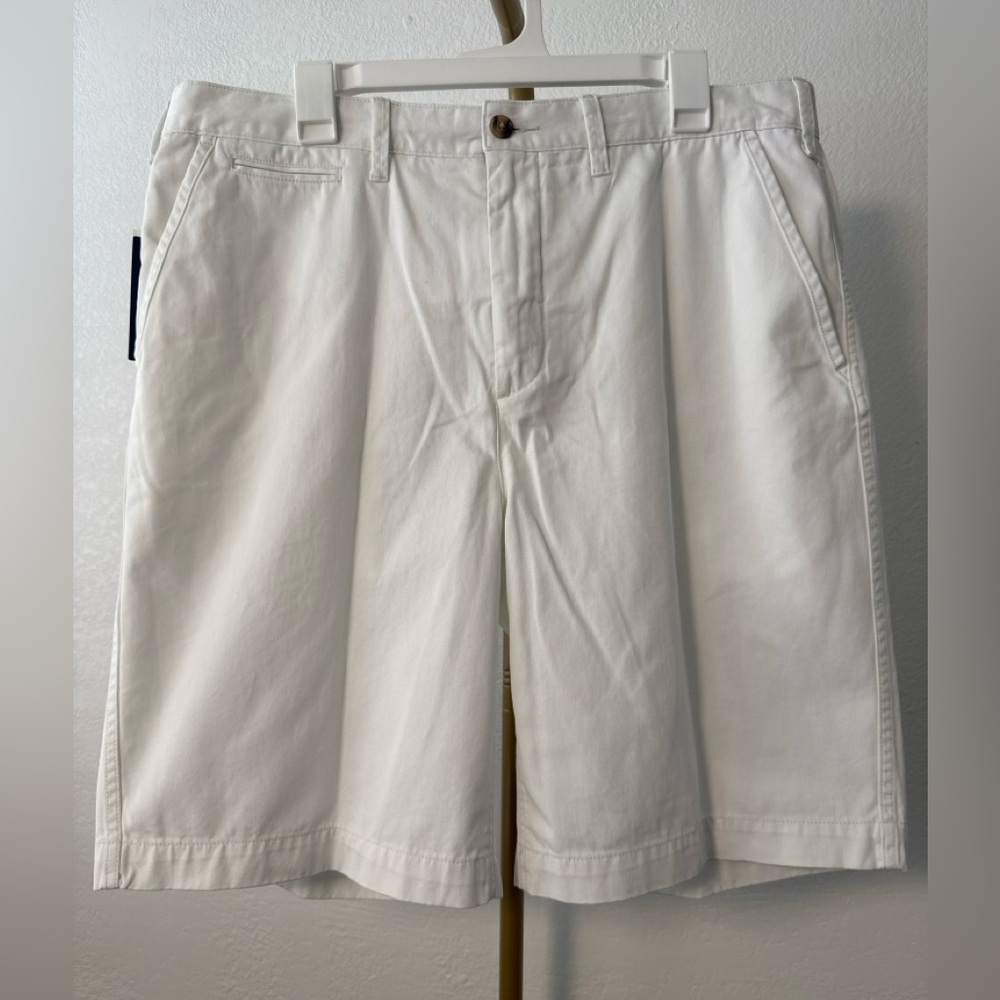 NWT Polo Ralph Lauren Relaxed Fit 10 White Chino Shorts Men’s 36